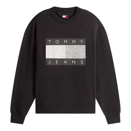 Tommy Jeans Heren Monochroom Sweatshirt (Zwart) - Image 1