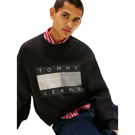 Tommy Jeans Heren Monochroom Sweatshirt (Zwart) - Image 3