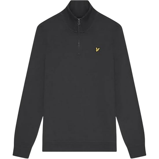 Lyle & Scott Heren Quarter Zip Sweatshirt (Gunmetal) - Image 1