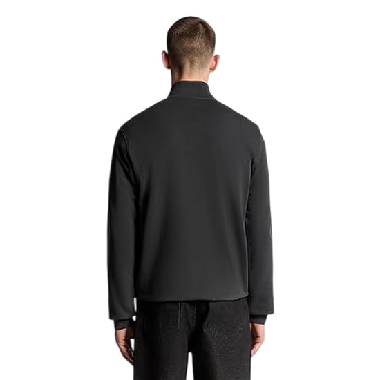 Lyle & Scott Heren Quarter Zip Sweatshirt (Gunmetal) - Image 2