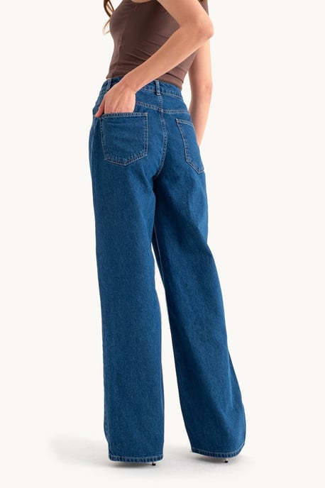 High Waist Wide Leg Jeans - Image 2