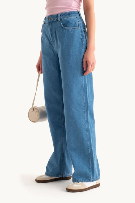 High Waist Wide Leg Jeans - Image 2