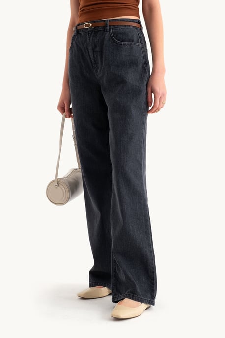 High Waist Wide Leg Jeans - Image 2