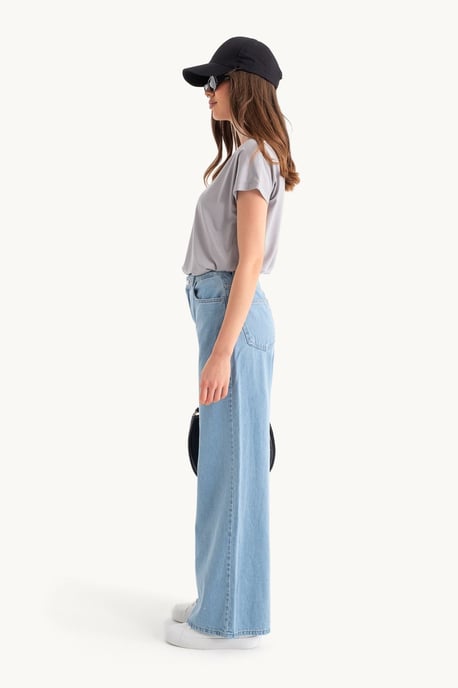 High Waist Super Wide Leg Jeans - Image 3
