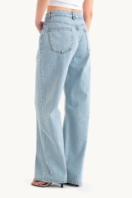 High Waist Wide Leg Jeans - Image 4