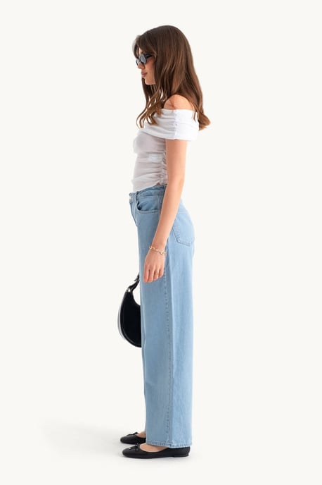 High Waist Wide Leg Jeans - Image 2