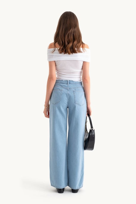 High Waist Wide Leg Jeans - Image 3