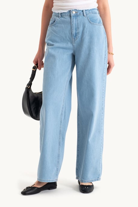 High Waist Wide Leg Jeans - Image 4