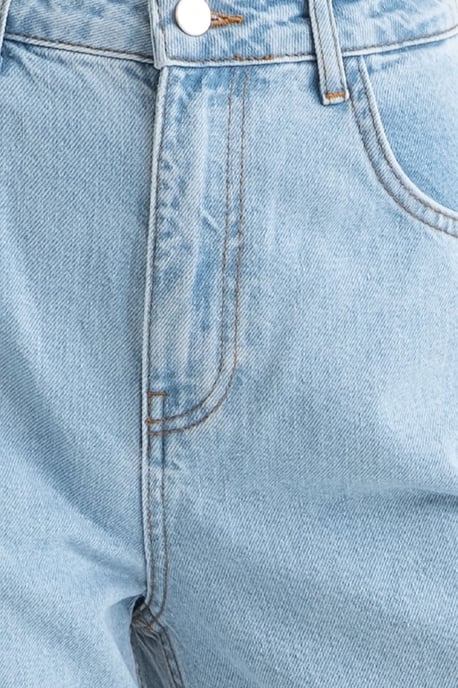 High-Waist Straight-Leg Jeans - Image 5