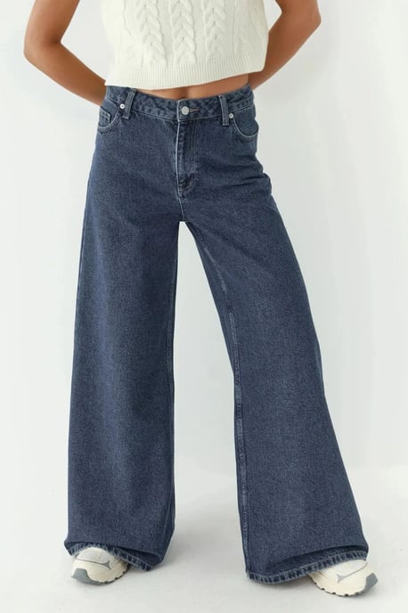 High Waist Wide Leg Jeans - Image 1
