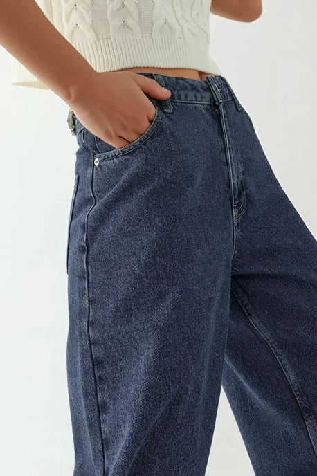 High Waist Wide Leg Jeans - Image 6