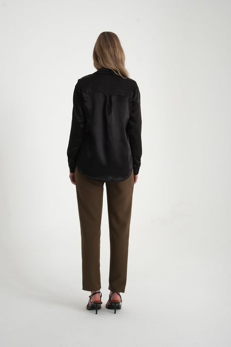 High Waist Carrot fit Trousers - Image 4