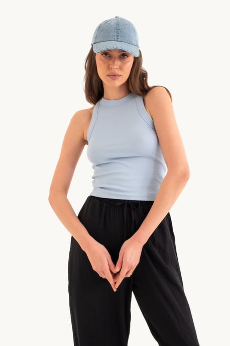 Halter Neck Basic Linne - Image 3