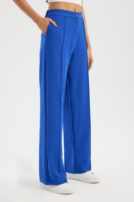 High Waist Wide Leg Trousers - Image 3
