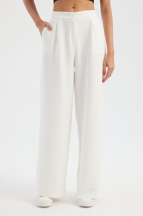 High Waist Wide Leg Trousers - Image 2