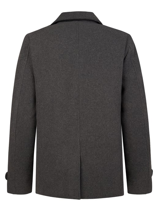 Petrol Industries - Heren Wollen peacoat millstation - Grijs - Image 2