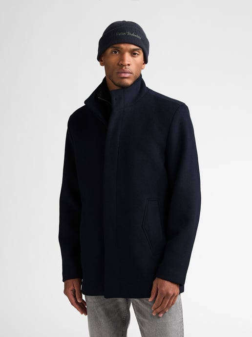 Petrol Industries - Heren Jas van wolmix millheights - Blauw - Image 3