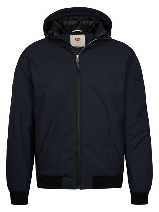 Petrol Industries - Heren Gewatteerd bomberjack met capuchon steelstation - Blauw - Image 1