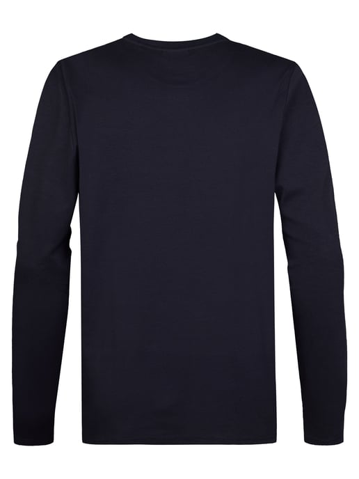 Petrol Industries - Heren Katoen T-shirt met lange mouwen miller - Blauw - Image 2