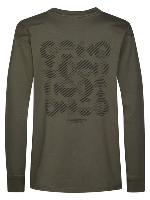 Petrol Industries - Jongens Longsleeve T-shirt met print Milllake - Grijs - Image 2