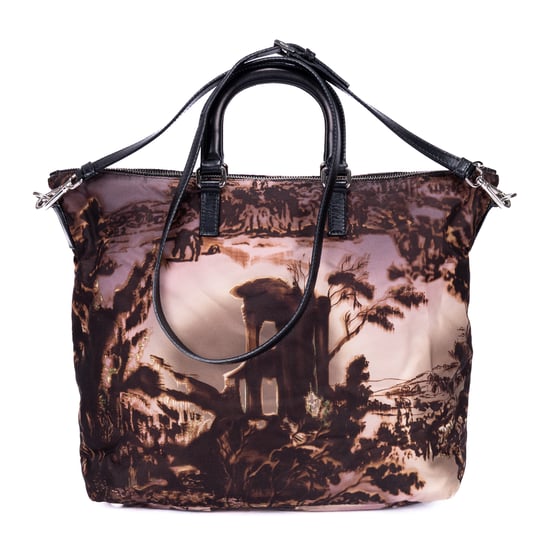 Tessuto Nylon Temple Print Tote Bag Shoulder Bag - Image 5