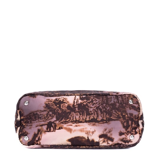 Tessuto Nylon Temple Print Tote Bag Shoulder Bag - Image 6