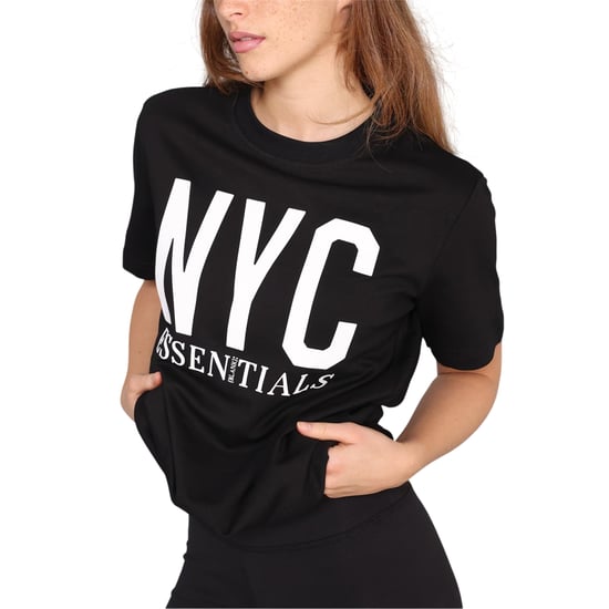 Blank Essentials Dames/Dames Newyork Grafisch T-Shirt (Zwart) - Image 3