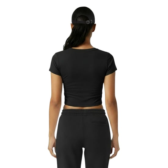 Jack Wills Womens/Ladies 1 Cotton Crop T-Shirt (Black) - Image 3