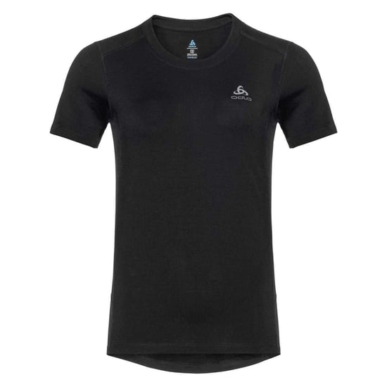 Odlo Dames/Dames Merino Wol Crew Hals Slank T-shirt (Zwart) - Image 1