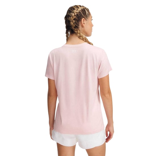 Under Armour T-shirt met gedraaide V-hals en losse pasvorm voor dames (Zwart) - Image 2