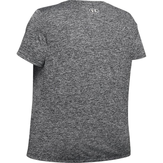 Under Armour T-shirt met gedraaide V-hals en losse pasvorm voor dames (Zwart) - Image 3