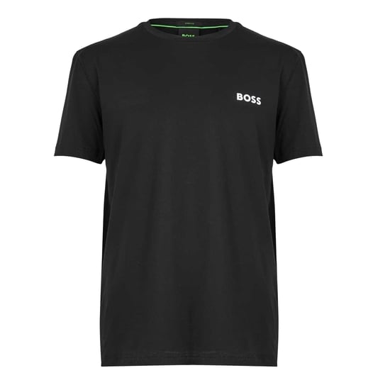 Boss Heren Wedstrijd Logo Crew Hals T-shirt (Zwart) - Image 2