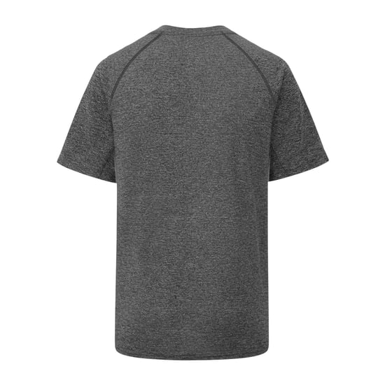 Lonsdale Enfärgad T-shirt för män (Svart melange) - Image 2