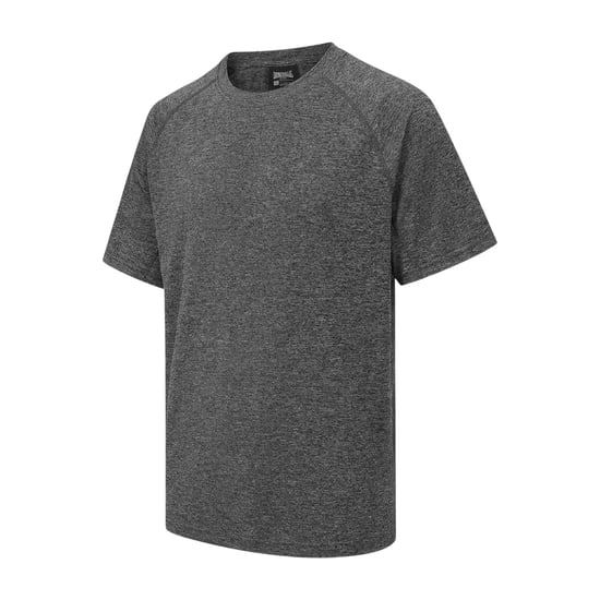 Lonsdale Enfärgad T-shirt för män (Svart melange) - Image 3