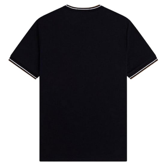 Fred Perry Tipped T-Shirt för herrar (Svart) - Image 3