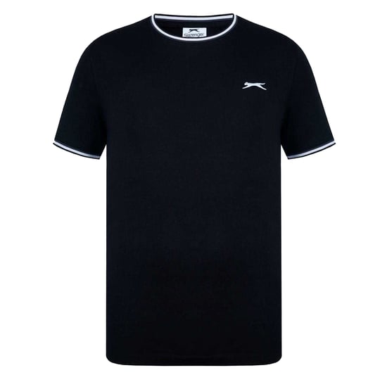 Slazenger Katoenen heren-T-shirt (Zwart) - Image 1