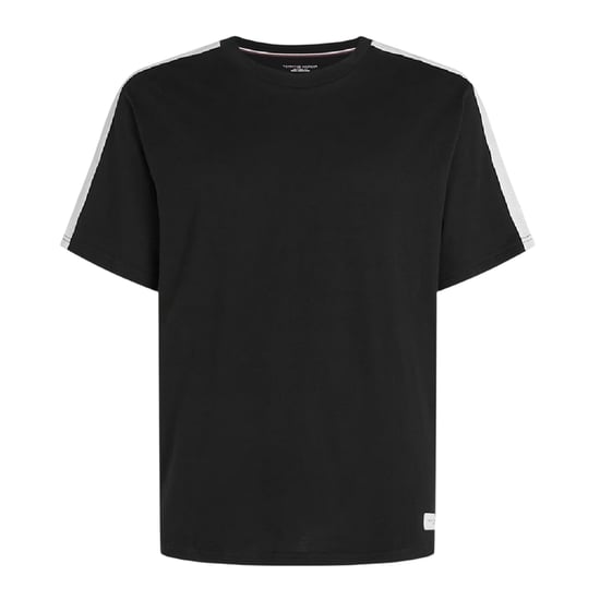 Tommy Hilfiger Heren-T-shirt met logo, normale pasvorm en korte mouwen (Zwart) - Image 1