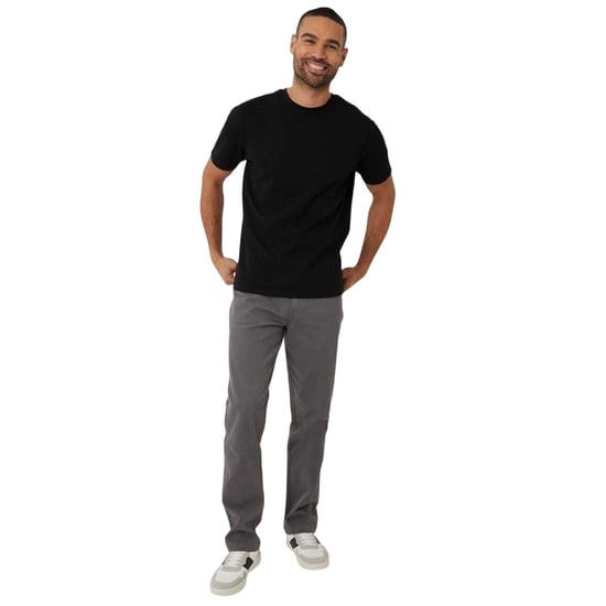 Threadbare Heren-T-shirt met ottoman-print (Zwart) - Image 3