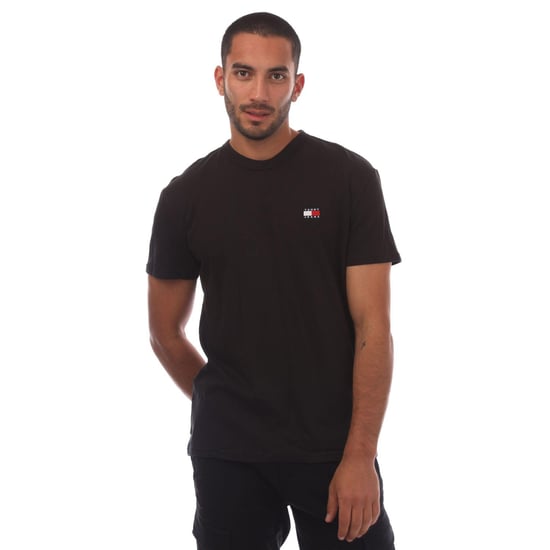 Tommy Jeans Heren Tonaal Badge T-shirt (Zwart) - Image 2
