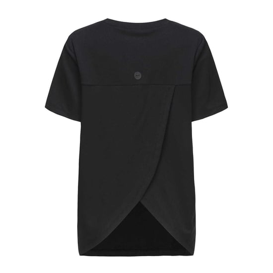 Slazenger Trainings-T-shirt voor dames met gekruiste zoom (Zwart) - Image 2