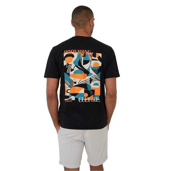 Threadbare Unisex Walt Regular T-shirt voor volwassenen (Zwart) - Image 3