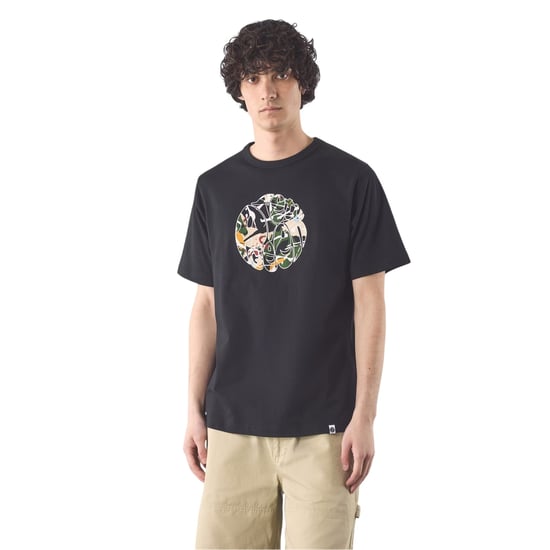 Pretty Green Mens Convergence Graphic Print Regular T-Shirt (Black) - Image 3