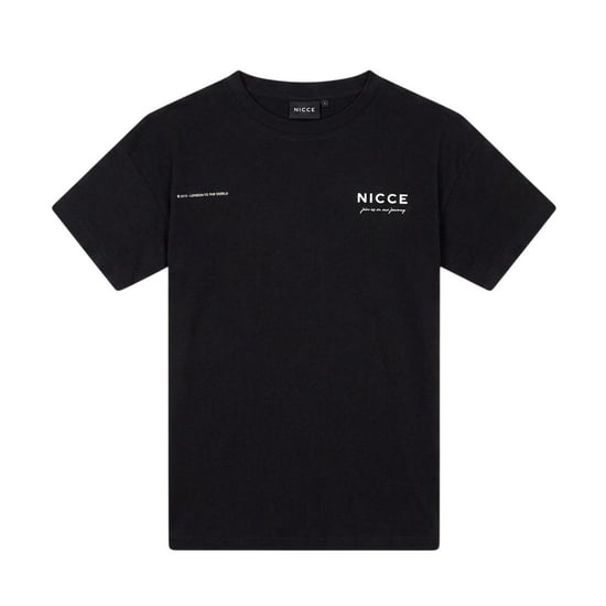 Nicce Heren Crew Hals Oversized T-shirt (Zwart) - Image 1