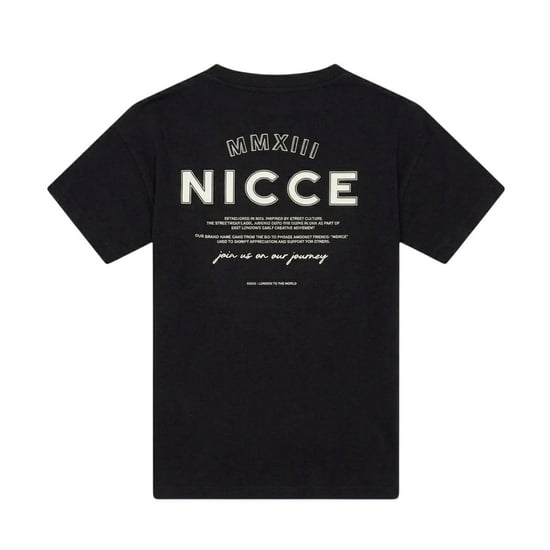 Nicce Heren Crew Hals Oversized T-shirt (Zwart) - Image 2