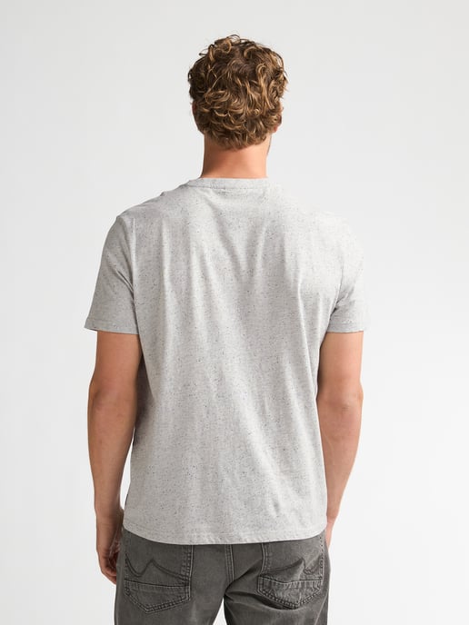 Petrol Industries - Heren Gemêleerd jersey T-shirt irving - Wit - Image 4