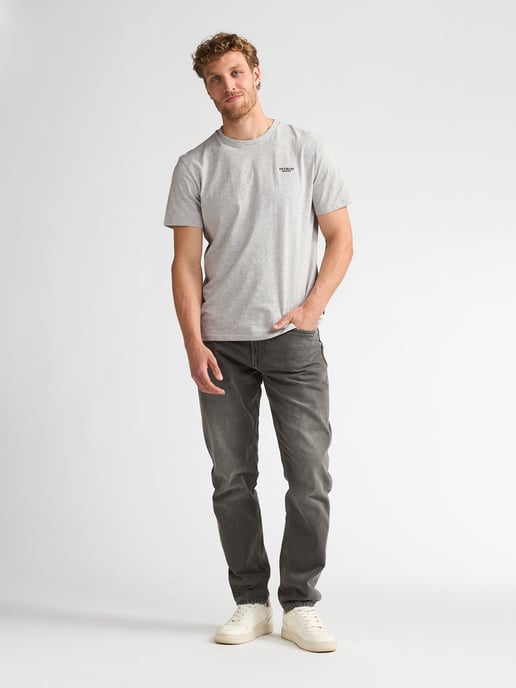 Petrol Industries - Heren Gemêleerd jersey T-shirt irving - Wit - Image 5