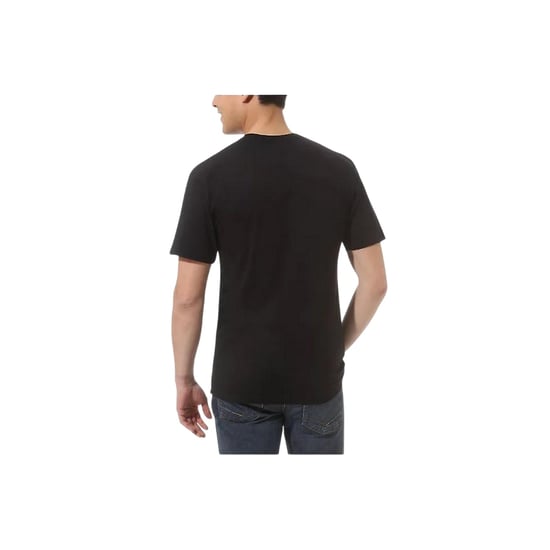 Vans Mens Logo Cotton T-Shirt (Black) - Image 2