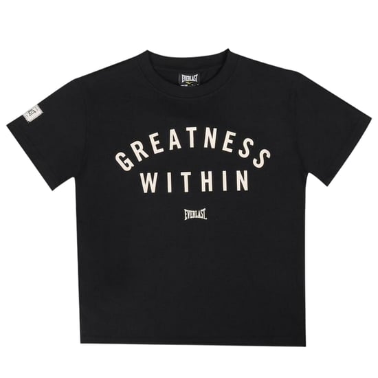 Everlast Childrens/Kids Lettering Crew Neck Oversized T-Shirt (Black/White) - Image 1