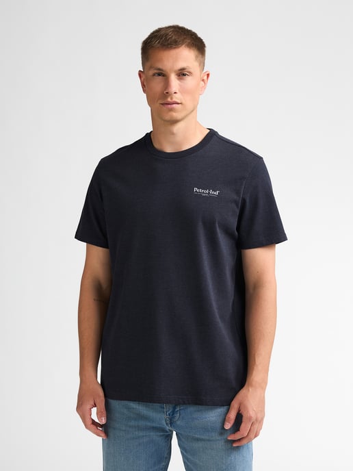 Petrol Industries - Heren T-shirt van katoenmix kendall - Blauw - Image 3