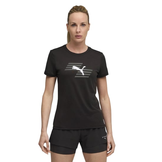 Puma Womens/Ladies Hyrox Performance Top (Puma Black) - Image 3